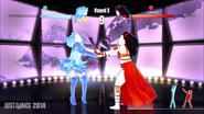 Just Dance 2014 gameplay (She Wolf (Falling To Pieces) VS Where Have You Been)