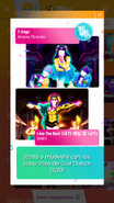 Just Dance Now notification (along with I Am the Best (내가 제일 잘 나가))