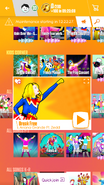 Break Free on the Just Dance Now menu (2017 update, phone)