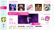 God Is A Woman no menu do Just Dance 2020 (8ª geração)