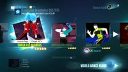 I Love It (Guards Dance) on the Just Dance 2015 menu