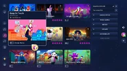 Keep in Touch on the Just Dance 2023 Edition menu