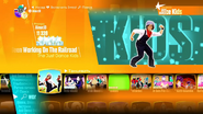 I've Been Working on The Railroad on the Just Dance 2018 menu