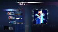 Just Dance 2015 routine selection screen