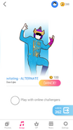 Just Dance Now coach selection screen (phone)