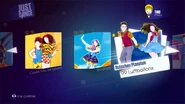 99 Luftballons on the Just Dance 2014 menu
