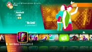 No Limit on the Just Dance 2018 menu