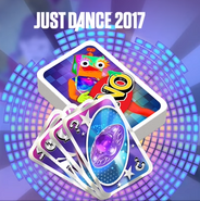 The coach on the back of the cards for Uno - Just Dance Theme Cards