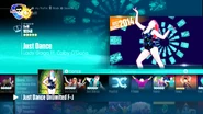 Just Dance on the Just Dance 2017 menu