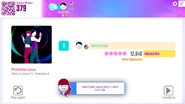 Just Dance Now scoring screen (2020 update)