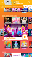 J’suis pas jalouse on the Just Dance Now menu (2017 update, phone)