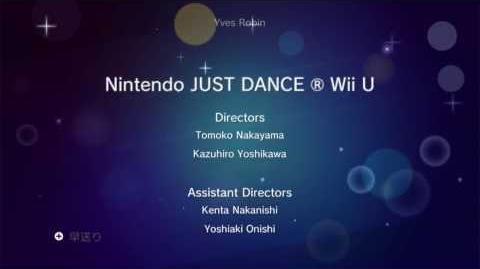 Credits - Just Dance Wii U