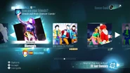 Diamonds on the Just Dance 2015 menu