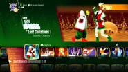 Last Christmas on the Just Dance 2018 menu