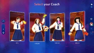 Just Dance 2024 Edition coach selection screen