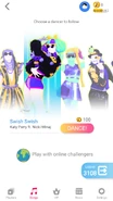 Just Dance Now coach selection screen (2020 update, phone)