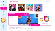 Don’t Go Yet (Alternate Version) on the Just Dance 2022 menu