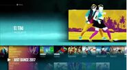 El Tiki on the Just Dance 2017 menu (E3 2016)