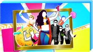 P3 on the icon for the Just Dance Now playlist "Family Fiesta" (along with Mama Mia (P1), Bubble Pop! (Bubble Gum Version) (P3), Get Get Down (P2), Waka Waka (This Time for Africa) (P2), and No Control (P2, P3, and P4))