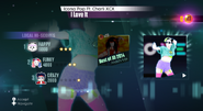 Just Dance 2015 routine selection screen