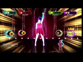 Just Dance 3 Only Girl in The World - 4 player gameplay - Wii