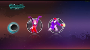 Just Dance 3 coach selection screen (Wii/PS3)