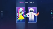 Just Dance 2023 Edition coach selection screen
