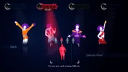 Just Dance 3 coach selection screen (Xbox 360)
