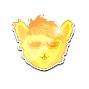 Llama’s golden avatar