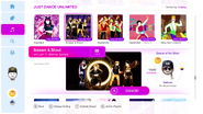 Scream & Shout on the Just Dance 2019 menu