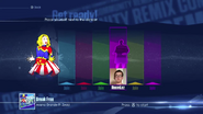 Just Dance 2017 coach selection screen (Community Remix, camera)