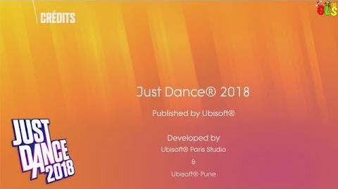 Credits - Just Dance 2018