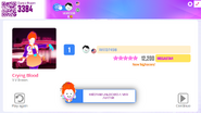 Just Dance Now scoring screen (2020 update)