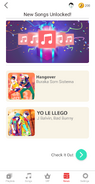 Second Just Dance Now release newsfeed (along with Hangover (BaBaBa))