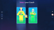 Just Dance 2023 Edition coach selection screen