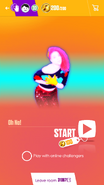 Just Dance Now coach selection screen (2017 update, phone)