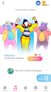 Just Dance Now coach selection screen (updated, phone)