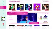 Super Bass on the Just Dance 2020 menu