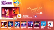 Chantaje on the Just Dance Now menu (2017 update, computer)