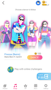 Just Dance Now coach selection screen (2020 update, phone)