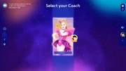 Just Dance 2025 Edition coach selection screen