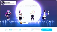 Just Dance 2022 coach selection screen (controller)