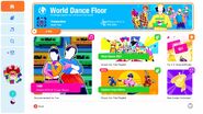 World Dance Floor in Just Dance 2021’s menu