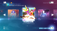 William Tell Overture on the Just Dance 2016 menu (7th-gen)