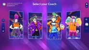Just Dance 2026 Edition coach selection screen