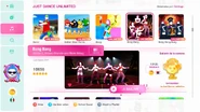 Bang Bang on the Just Dance 2020 menu
