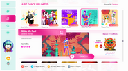 Makemefeel jd2020 menu.png (694 KB) Make Me Feel on the Just Dance 2020 menu