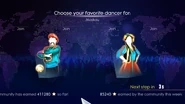 Just Dance 2014 coach selection screen (World Dance Floor)