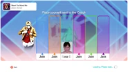 Just Dance 2020 coach selection screen (camera)