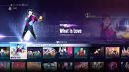 What Is Love on the Just Dance 2016 menu